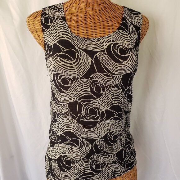 Jordan Black & White Geometric Print Blouse & Jacket set - S - Picture 2 of 5